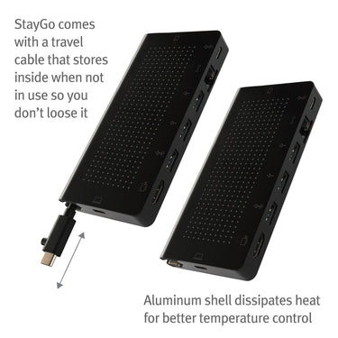 twelve south staygo usb-c hub with 1m cable